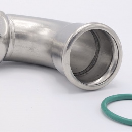 Coude 90°, à sertir, F/filetage extérieur 42 mm_1 1/2"