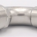 Coude 90°, à sertir, F/filetage extérieur, inox