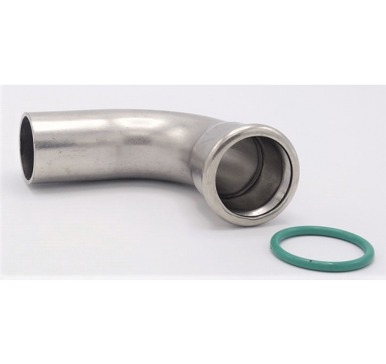 Coude 90°, raccords pressés, F/M | 28 mm