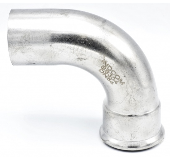 Coude 90°, raccords pressés, F/M