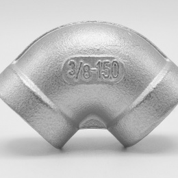 Coude de filetage type 301_ 90°, 3/8", inox