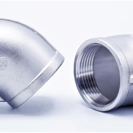 Coude de filetage type 301_ 90°, 5/4", acier inoxydable