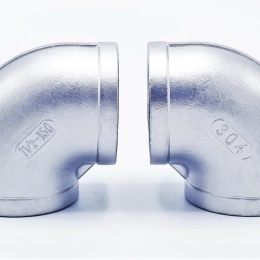 Coude de filetage type 301_ 90°, 6/4" convient aux joints qui ne sont pas étanches dans le filetage