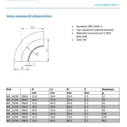 Coudes, à souder 90° | DN10 (12 x 1,5 mm)