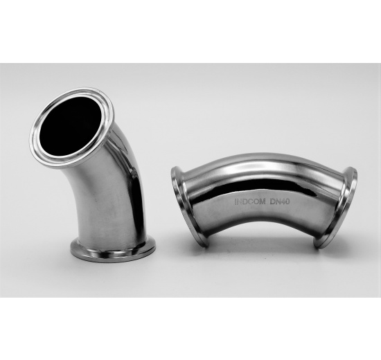 Coudes, Clamp 45 °| DN40 (40x1,5mm / collier de clamp 50,5mm)