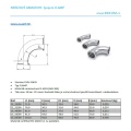 Coudes CLAMP 90° | DN32 (34x1,5mm / clamp collier 50,5mm)