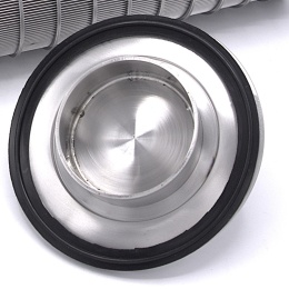 Couvercle de remplacement pour filtre d'angle tubulaire DN50, EPDM