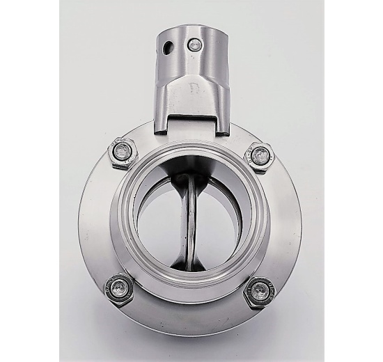 vanne papillon type CLAMP sanitaire