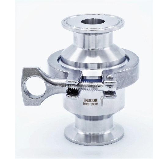 Clapet anti-retour, en inox, Clamp type C-C | DN20 (K50.5)