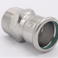 Přechodka lisovací/závit vnější 28 mm_1" nerez
