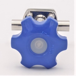 Vanne à membrane, type de soudage S-S, Silicone | DN15