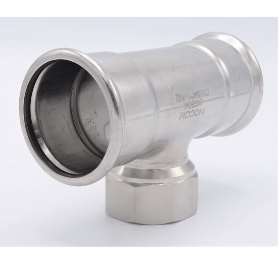 Pièce en T, pressage, F/F(filetage intérieur)/F 54_1 1/2"_54