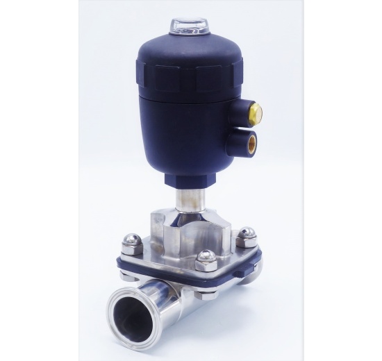 Vanne pneumatique, membrane, Clamp type C-C | DN40 (K50.5)