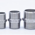 Mamelon double avec hexagone type 340, DN06, DN08, DN10, DN15, DN20, DN25, DN32, dvouniply