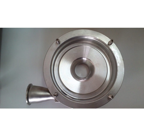 Detail víka těla odstředivého čerpadla 1.1kW