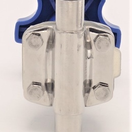 Vanne à membrane, type de soudage S-S, Silicone | DN15