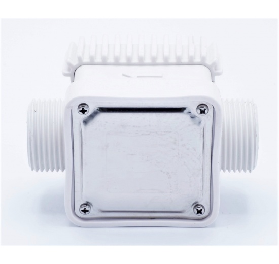 digitální turbínový průtokoměr - zadní strana