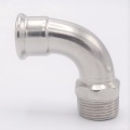 Coude 90°, à sertir, F/filetage extérieur 28 mm_1"