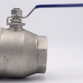 Robinet à tournant sphérique, acier inox avec plein débit, en deux parties, fileté 4”