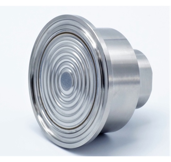Séparateur à membrane CLAMP DIN 32676, col 64 mm, filetage intérieur 1/2"