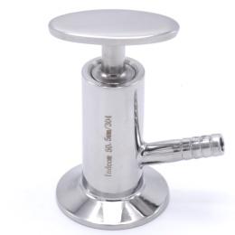 Vanne prise d’échantillon en inox, raccordement clamp