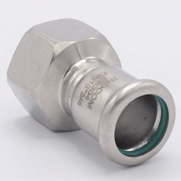 Přechodka lisovací/závit vnitřní 18 mm_3/4" nerezová