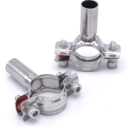 Collier support non isolé acier inox DIN 1.4301 _ 32-34 mm