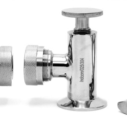 Indicateur de niveau, connexion Clamp, partie supérieure et inférieure