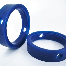 Joint silicone VMQ pour vannes papillon en acier inoxydable, couleur bleu