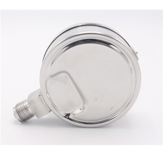 Manomètre avec raccordement inférieur avec le cadran 100mm