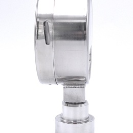 Manomètre avec séparateur à membrane en inox - CLAMP, cadran 100 mm, (K50.5 mm)
