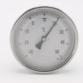Celonerezový bimetalový teploměr s ponorným dříkem, závitový (1/2”), -30/50℃,  200 mm