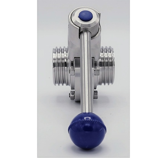 DIN mâles G-G | DN20 vanne papillon