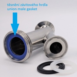 Joint pour tubulure filetée|Y filter DN40/silicone, DN65