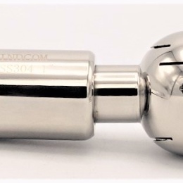 Boule de nettoyage rotative, soudée, sur goupille fendue | DN25