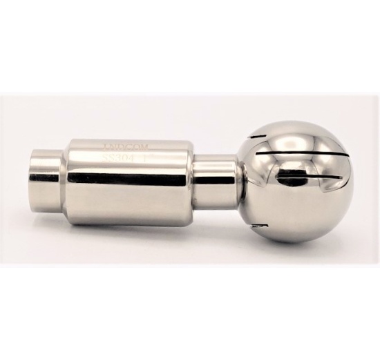 Boule de nettoyage rotative, soudée, sur goupille fendue | DN25