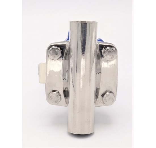 Vanne à membrane, type de soudage S-S, Silicone | DN25