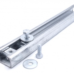 Écrous coulissants M8 (avec ressort), Montage et système d'ancrage