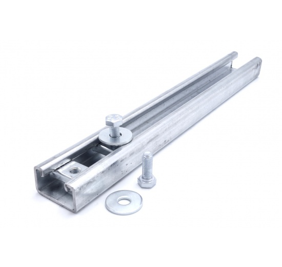 Écrous coulissants M8 (avec ressort), Montage et système d'ancrage