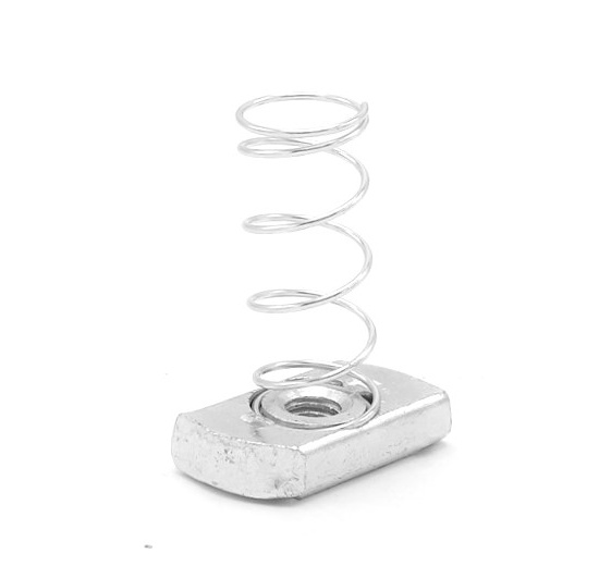 Écrous coulissants M8 (avec ressort), Montage et système d'ancrage