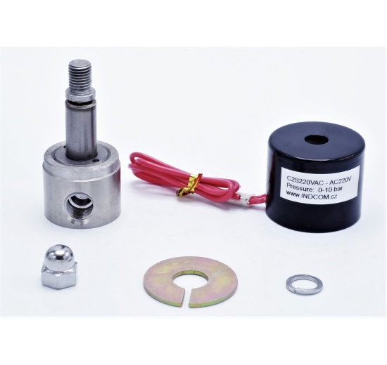 Électrovanne en acier inoxydable 2/2, G 1/4 "| AC220V, NF