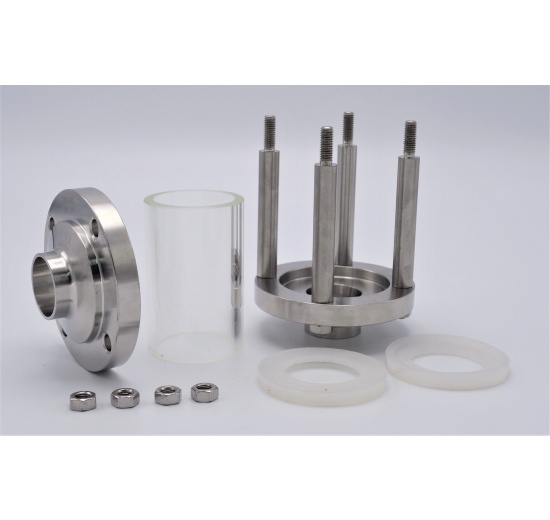 Sanitaire verre de viséur droit, à souder S-S, type B