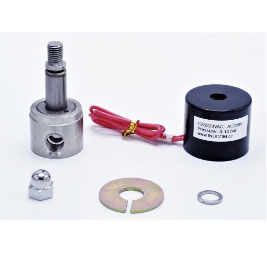 Électrovanne en acier inoxydable 2/2, G 1/4 "| AC220V, NF