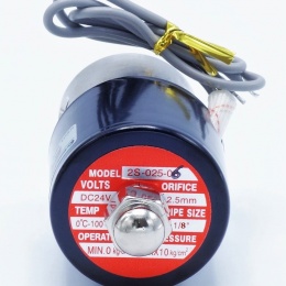 Électrovanne en acier inoxydable 2/2, G 1/8 " | DC24V, NC