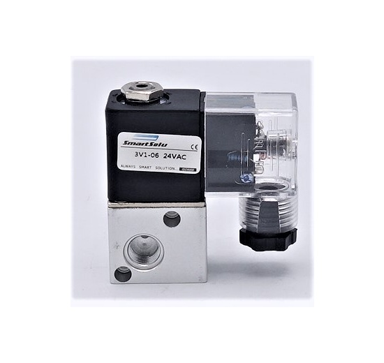 Elektromagnetický rozvaděč 3/2, G 1/8", AC24V