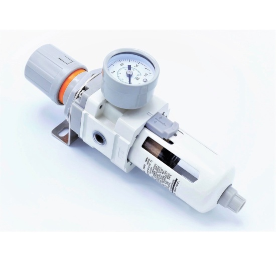 filtre avec soupape de réduction et panier de protection