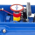 détail d'un servomoteur électrique monotour à commande mécanique