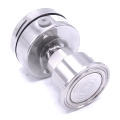 Manomètre avec séparateur à membrane (connexion arrière) en inox - CLAMP, cadran 63 (K50.5mm)