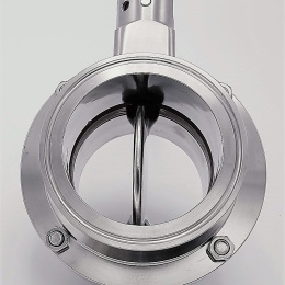inox sanitaire vanne papillon CLAMP C-C