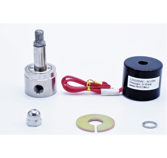 Électrovanne en acier inoxydable 2/2, G 1/8 "| AC220V, NF